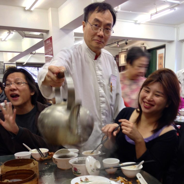 Traditional restaurants serve tap water hot.