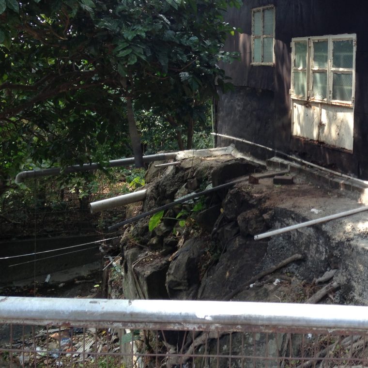 What goes down the drain in the Tai Hau Wan Village ends up, untreated, in the ocean.
