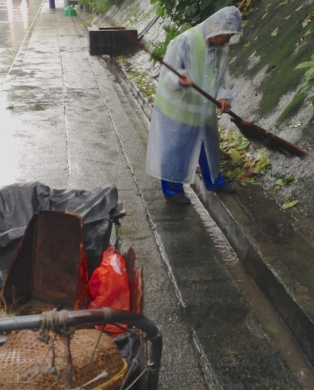 Slope drainage maintenance is critical in typhoon-prone Hong Kong.