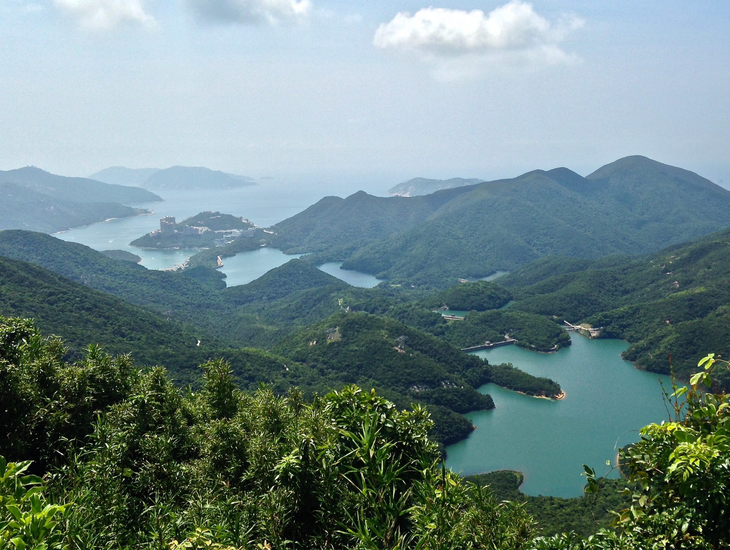 Hong Kong's rain water catchment reservoirs are surrounded by Country Parks.