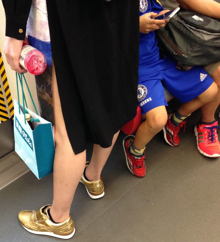 The right shoes are important in Hong Kong.