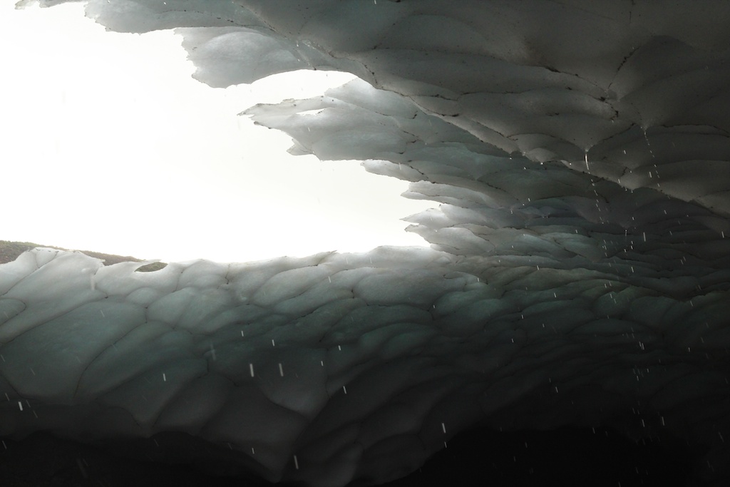ceiling of the ice mass, Westfjords