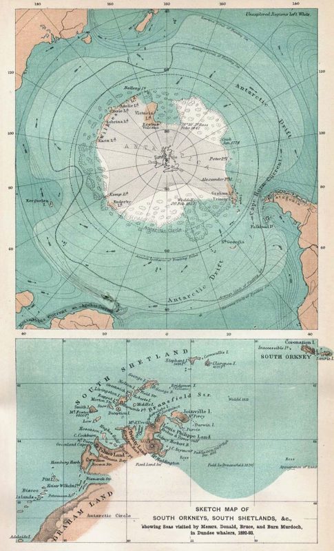 Antarctica map