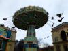 On an amusement park ride in Vienna