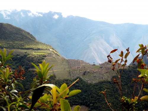Machupicchu from afar.