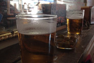 Glasses of beer