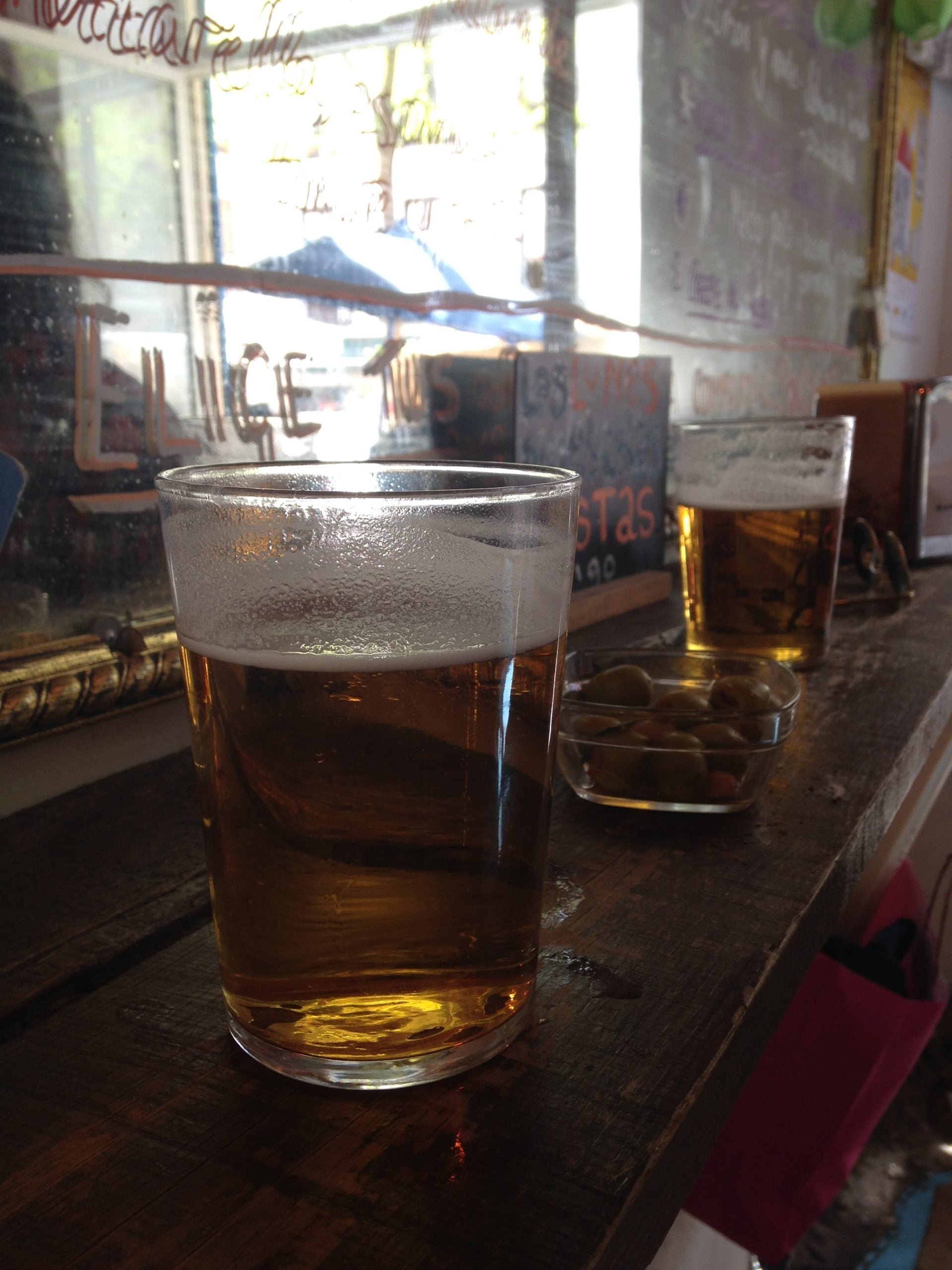 Glasses of beer
