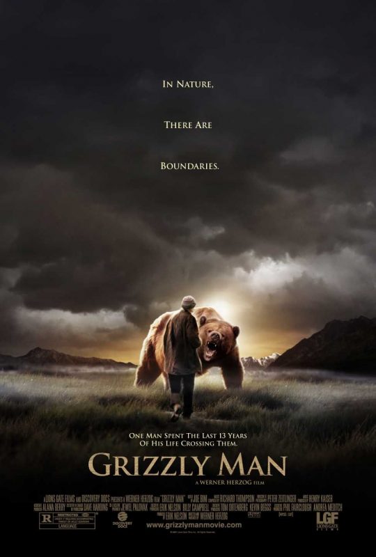 Grizzly Man theatrical release poster, courtesy Lions Gate Films.