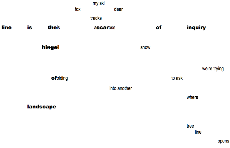 Poem 2 by Jody Gladding