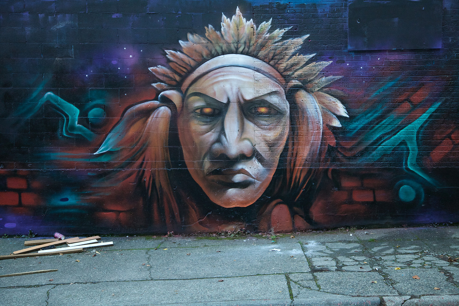 Wall mural by Jake Stevens