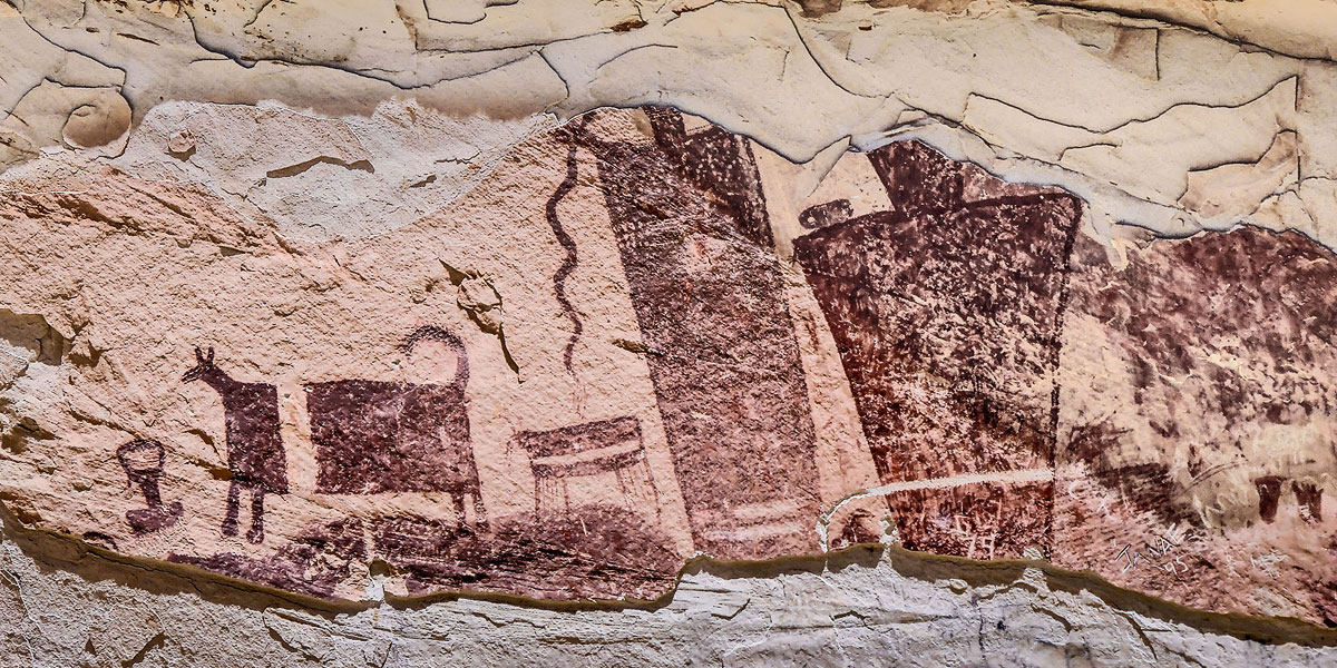 Puebloan pictograph