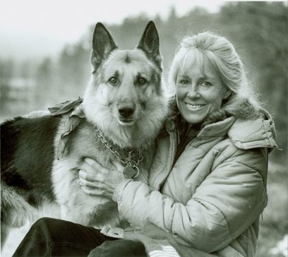 Anne LaBastille and her dog