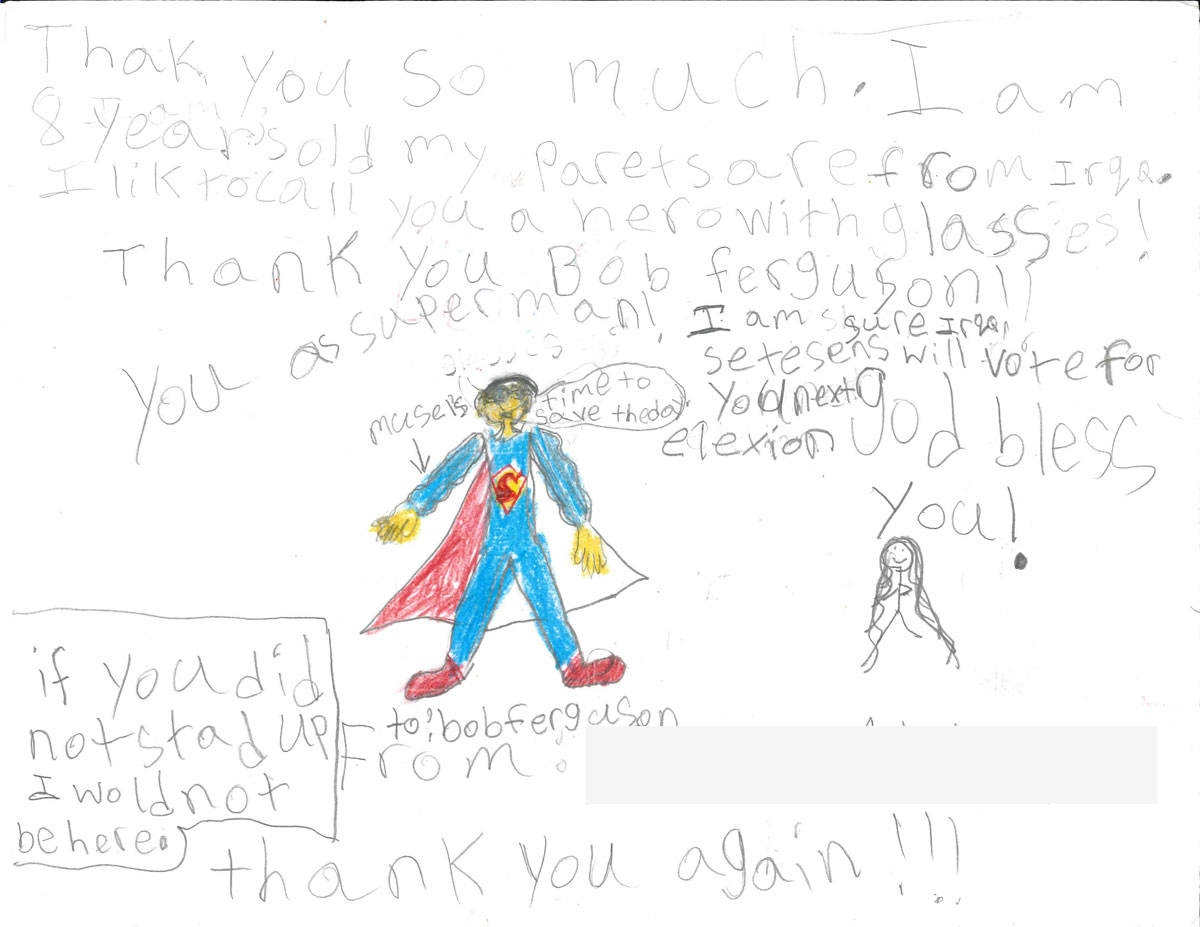 Letter to Bob Ferguson
