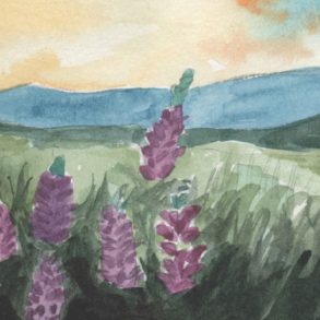 Blue Mountain: A Painted Essay by Lena Moses-Schmitt