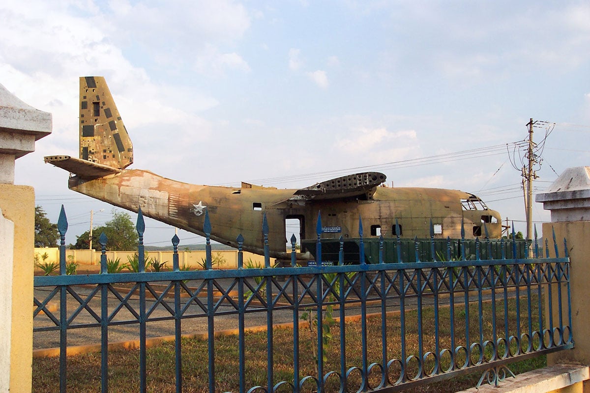 C-130 plane at Song Be.