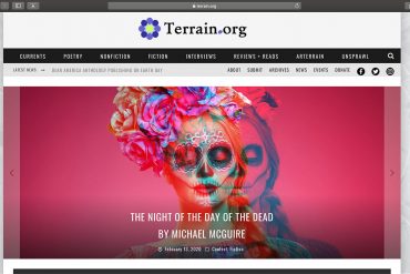 Terrain.org home page