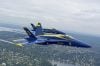 Two Blue Angels jets over Seattle