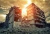 Bombed out building