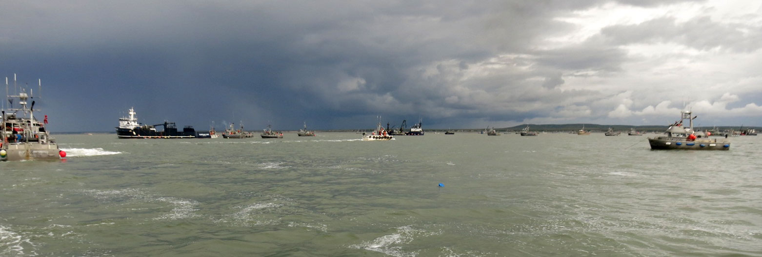 Ships between sets in Bristol Bay