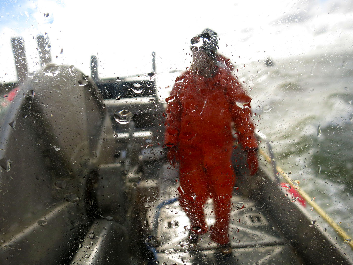 Deckhand, staying on the boat.