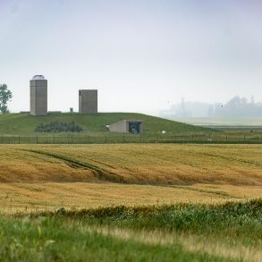 Missile silo and bunker near Fairdale, North Dakota