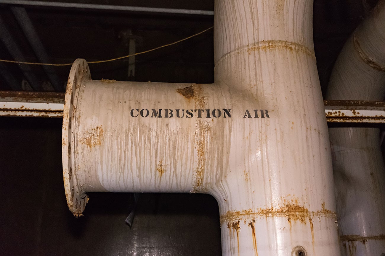 Combustion Air pipe
