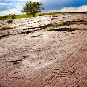 Jeffers Petroglyphs. Photo coutesy Minnesota Historical Society.