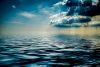 Ocean waves and clouds