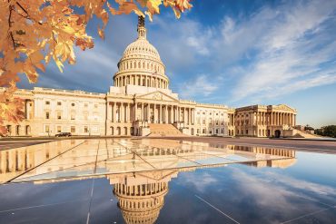 U.S. Capitol in autumn
