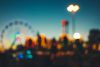 State fair evening, blurred