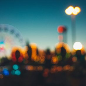 State fair evening, blurred
