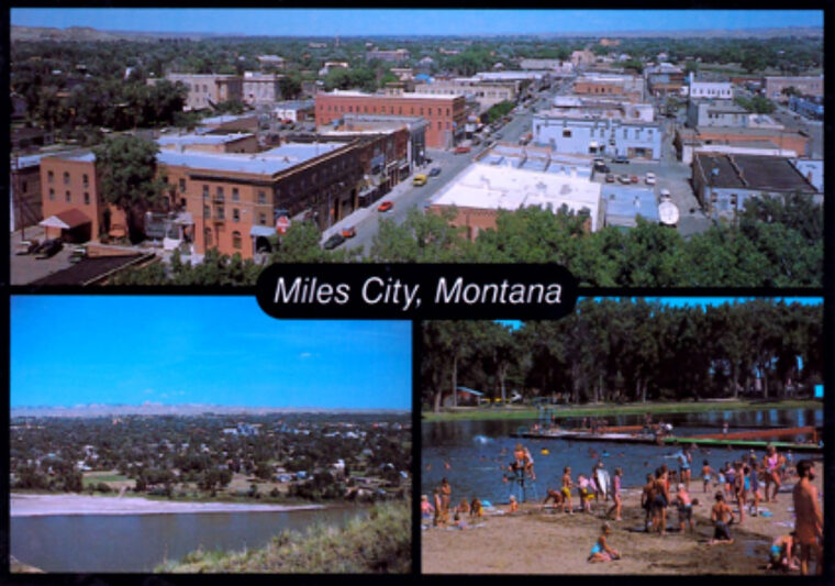 Postcard of Miles City, Montana