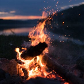 Beach fire