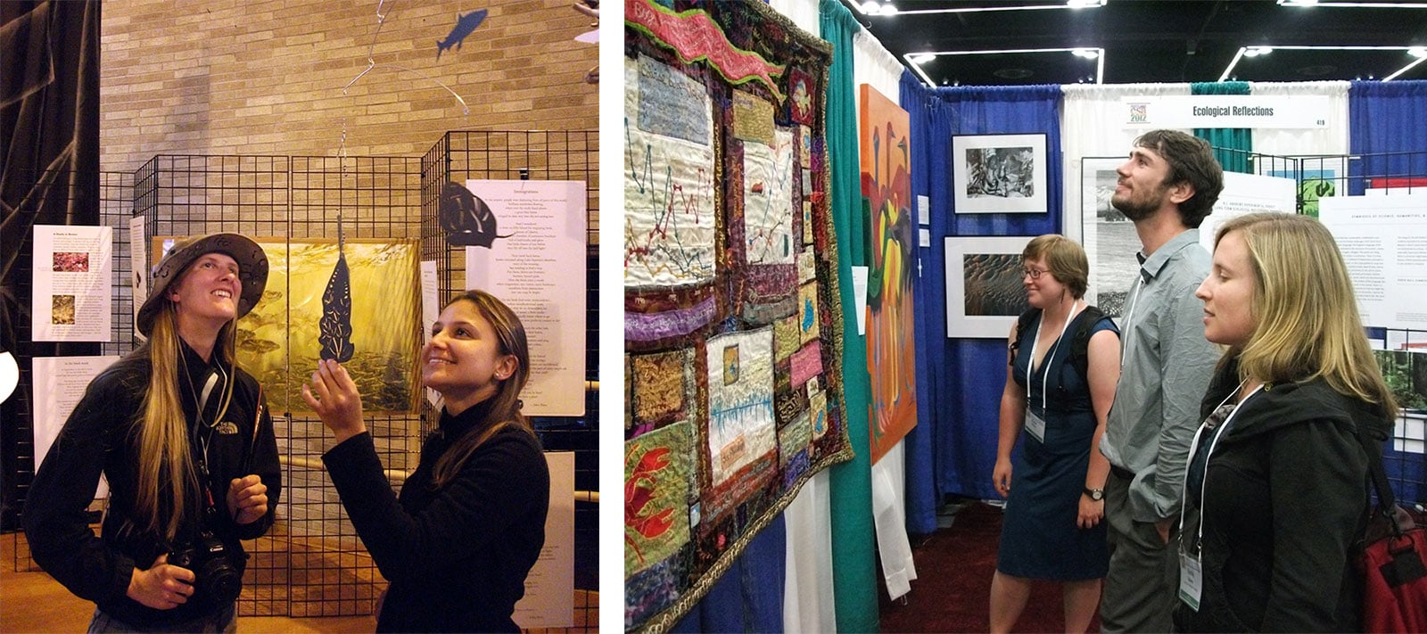 People at exhibition