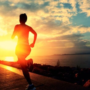 Woman running