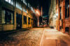 Brooklyn street at night