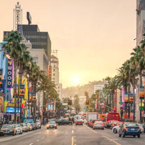Hollywood Boulevard at Sunset
