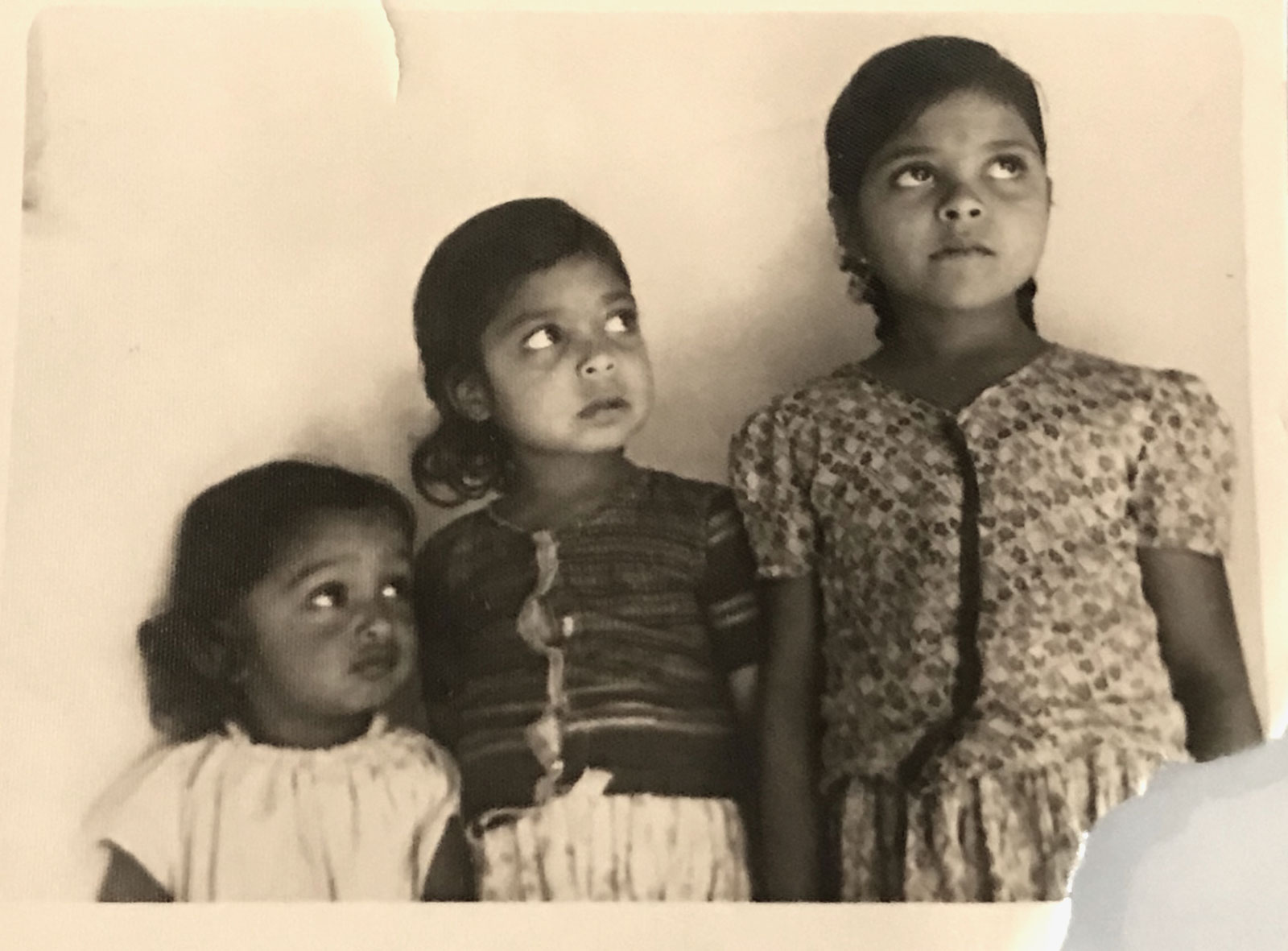 4. Ajji (center) with one of her sisters and a family friend