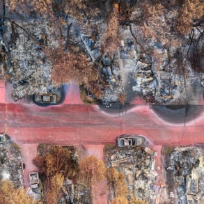 Remains of Almeda Fire in Talent, Oregon