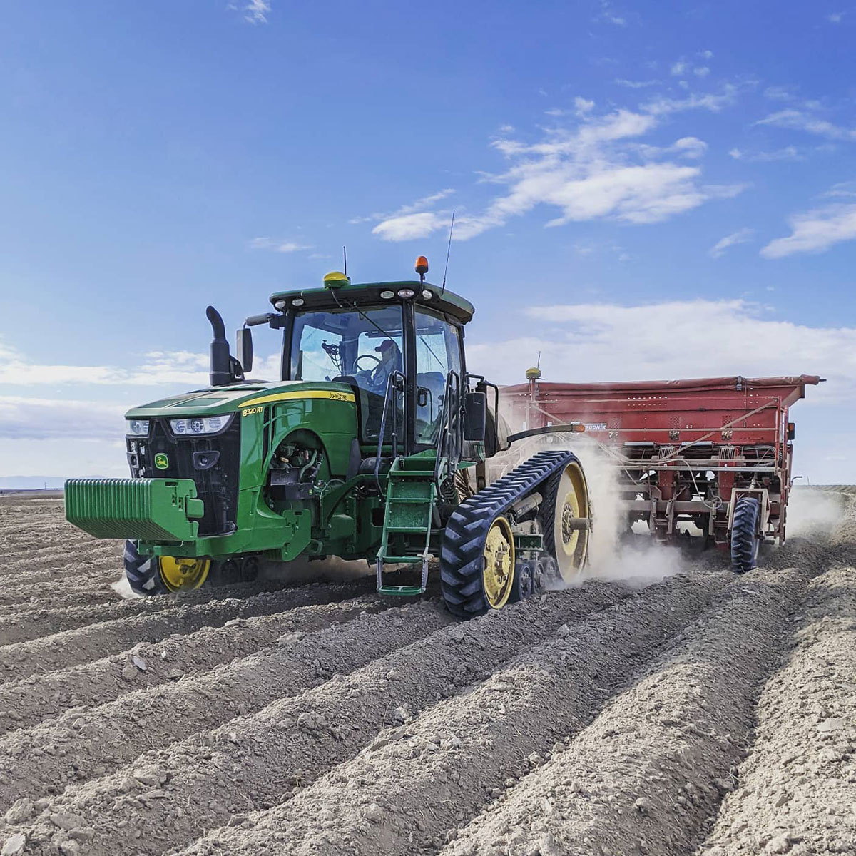 Joshua Dewain Foster in tractor