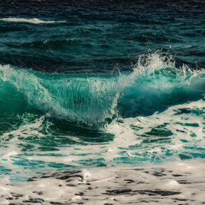Wave in ocean