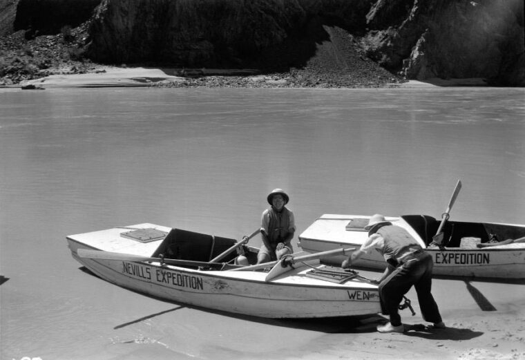 Elzada Clover in Nevills Expedition boat