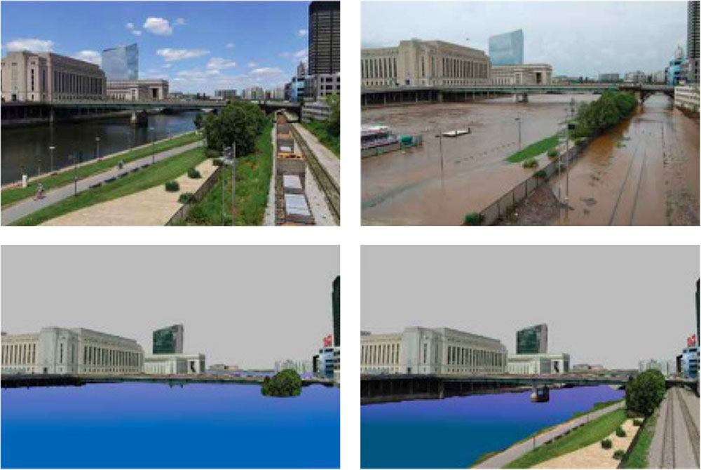 Schuylkill River under sea level rise
