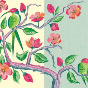 Humminbird, illustration by Melissa Castrillón, from Leaning Toward Light
