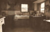 Old Southwestern kitchen with faint shadow of devil