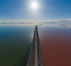 Great Salt Lake causeway