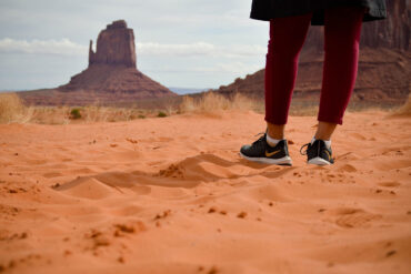 Monumental Valley and legs