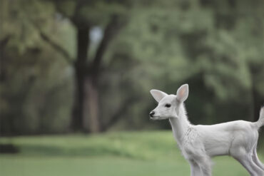 Albino fawn