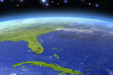 View of Florida peninsula from space