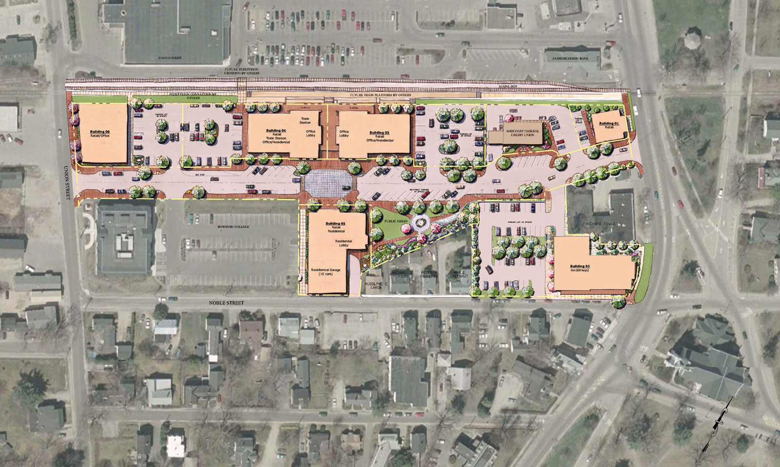 Brunswick Station site plan